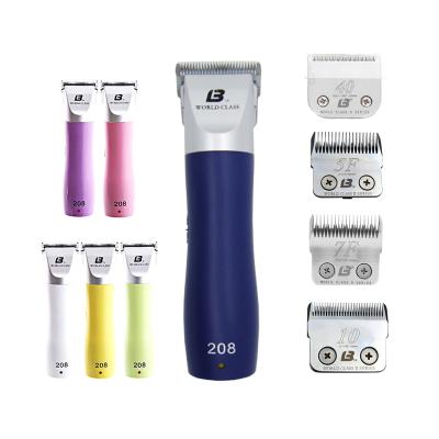 China Stocked Pound 208 Cordless Powerful 4 Blade Blade Rechargeable Detachable Trimmer for sale