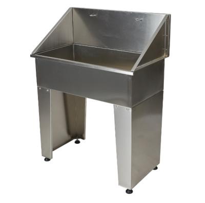 China AEOLUS BTS-85-ECO Economical Free Standing Stainless Steel Stocked Small Size Bathing Tub For Cats Or Small Dogs for sale