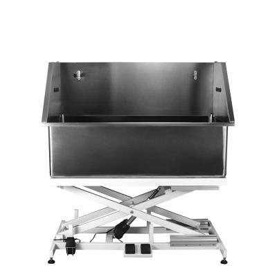 China AEOLUS BTS-138E Stainless Steel Pet Stocked Electric Lifting Bathtub for sale