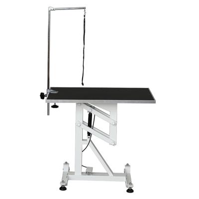 China Kiss Stocked Grooming FT-838Rec Rectangular Air Pet Grooming Lifting Table for sale