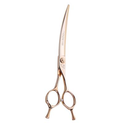 China CIDON Stocked 10 Series 6.5 Inch Curved Pet Grooming Shears for sale