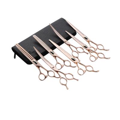 China CIDON 10 Series 7-Inch 34-Tooth Stocked Straight Pet Grooming Thinner Shears for sale