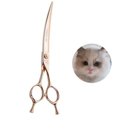 China Stocked CIDON 10 Series 7-Inch Curved Pet Grooming Shears for sale