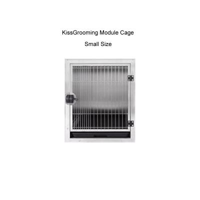 China KissGrooming KA-505 Stainless Steel Modular Small Stocked Cage Complete for sale