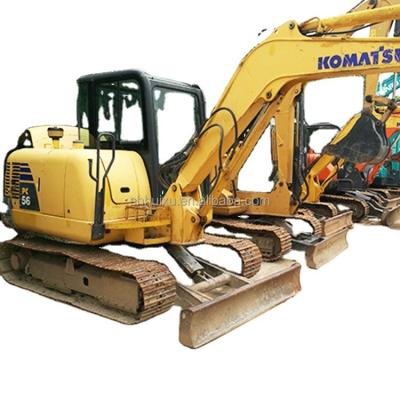 Китай Komatsu мини ползучий экскаватор PC56 Использованный экскаватор KOMATSU PC56 Komatsu экскаватор продается