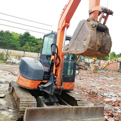 China Hitachi in stock Used mini digger Japanese HITACHI 50 for sale/Second hand Small Crawler Excavator good condition HITACHI 50 for sale