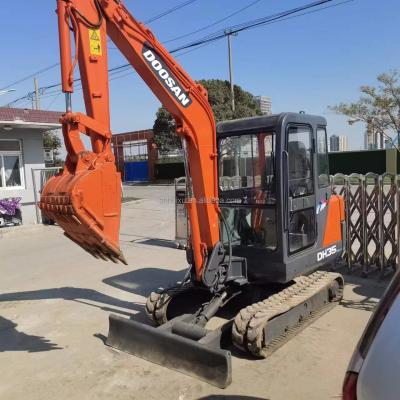 Китай Doosan горячая продажа Подержанный оригинальный экскаватор Doosan DH35, Doosan мини экскаватор с лезвием дозера, Doosan DH35 DH55 DH60 DH70 DH80 DX80 DX75 на складе продается