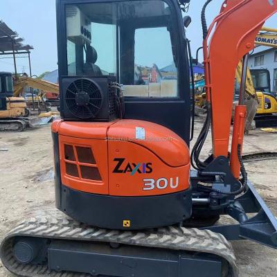 China Hitachi Warmverkauf Schöne Qualität Hitachi ZX30U Gebraucht hydraulischer Crawler Bagger / Gebrauchtes Mini Digger Hitachi ZX30U Billig Preis zu verkaufen