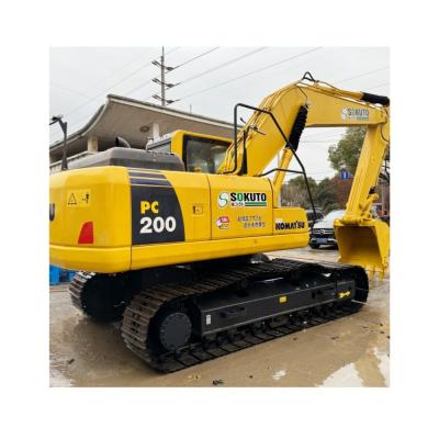 Chine Excavateur japonais d'occasion komatsu pc200 excavateur utilisé komatsu pc200 japonais original à vendre