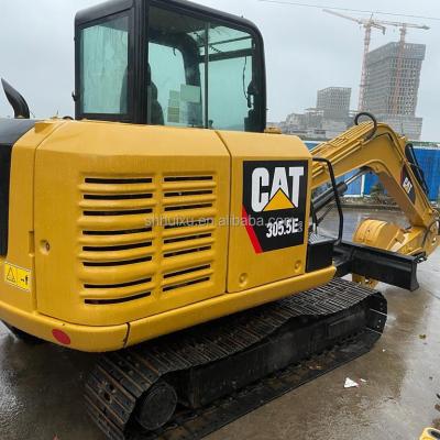 China Gato usado escavadeira raspador 305.5 e2 mini escavadeira de segunda mão Cat305.5E escavadeira com preço barato CAT 303 gato 306 escavadeira à venda