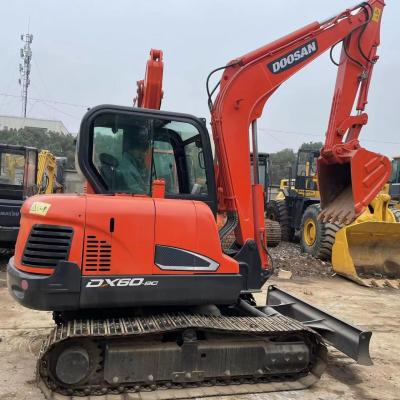 China 2019 Original Korea Gebraucht Doosan Bagger Doosan DX60 zu verkaufen