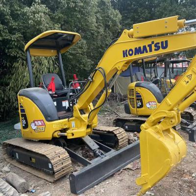 China mini Japan Komatsu35 Used excavator for indoor home use excavator 3.5ton used japan excavator for sale