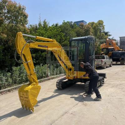 China Gebruikte mini graafmachine Komatsu PC35 met cabine kleine graafmachine gebruikte machines mini graafmachine gebruikte tweedehands graafmachine te koop Te koop