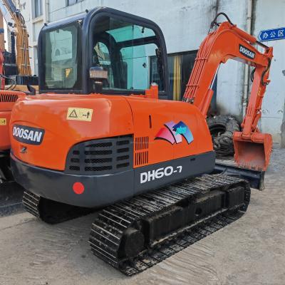 China DH60 Dx60 Dh6 Excavadora usada Doosan Excavadora de segunda mano 5,5 toneladas en venta