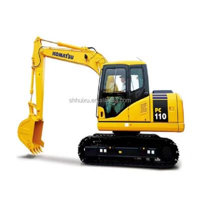 China Excavadora de tierra usada a mano Komatsu PC110 maquinaria usada excavadoras de hoyos de postes usadas a mano excavadoras de segunda mano en venta en venta