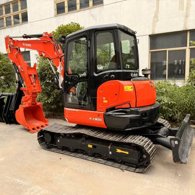 China Serie completa Kubota165 de marca japonesa precio barato excavadora usada excavadora rastrera Precio razonable en venta