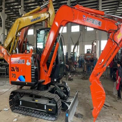 China Hitachi em estoque Boa condição escavadeira usada Hitachi zx70/ de segunda mão boa condição Hitachi zx70 à venda