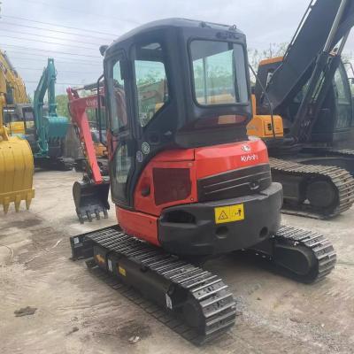 China Gebruikte mini graafmachine Kubota U35 Tweedehands graafmachine 3,5 ton Te koop