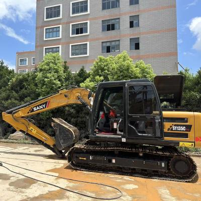 중국 원본 페인트 사용된 Sany Excavator Sany 135 13 톤 13000KG SANY 135C 판매용