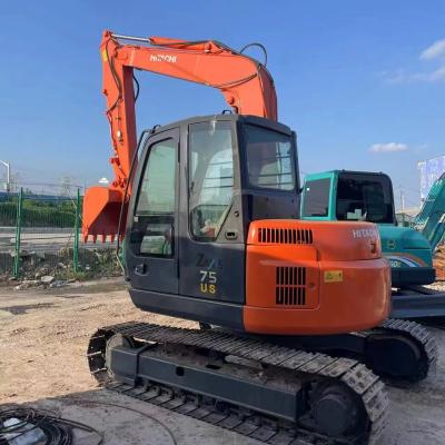 China 7.1 ton Gebruikte originele Hitachi Zx70 Zx75 mini graafmachine 0,33m3 Te koop