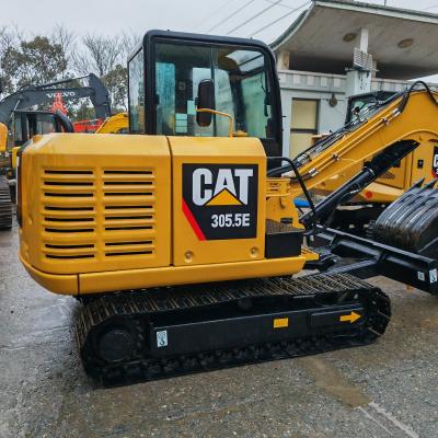 China Mini escavadeira usada CAT 305.5E sem cauda Caterpillar 305.5 mini escavadeira preço baixo CAT302 CAT305.5 CAT306 CAT304 CAT305 à venda à venda