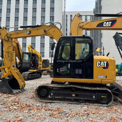 China geel kleur hoog vermogen gebruikt kat308e graafmachine gebruikt kat tweedehands cat308e Te koop