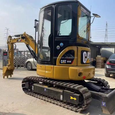 Cina mini escavatore usato colore giallo cat303e in vendita in vendita