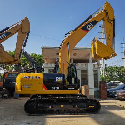 Chine 20 tonnes de puissance de creusement utilisée excavateur cat320d/de seconde main bon marché prix utilisé cat 320d en vente à vendre