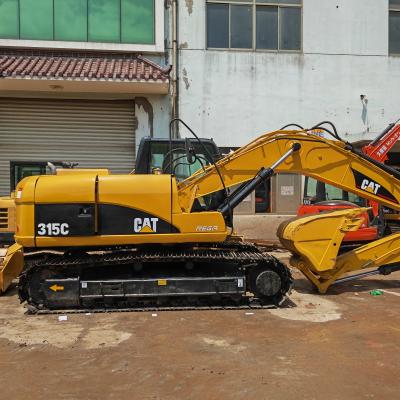 中国 15トン使用 cat315c/セカンドハンド オリジナルカラー cat315c エグババター使用 cat315c 販売のため