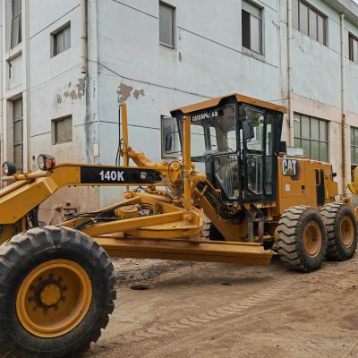 China Used Land Leveler Cat140k Caterpillar Excavator Machine Land Grader 14 Ton for sale