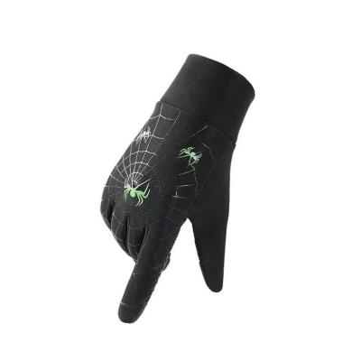 China Comfortable winter sports bike gloves men's s plus warm velor touch screen fitness bicycle non-slip gloves for sale