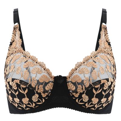 China New Hot Selling QUICK DRY Soft Push Up Breathable Pretty China Elegant Full Cup Women Lace Up Bra for sale