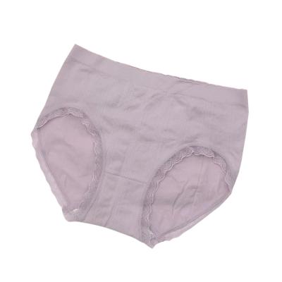 China Antibacterial popular antibacterial breathable traceless sheath mid-waist briefs hyaluronic acid essence hyaluronic acid seamless panties for sale