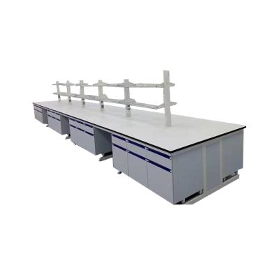 China 2022 Modern Custom Steel and Wood Test Bench Top Electronics Lab Chemistry Lab Bench for sale