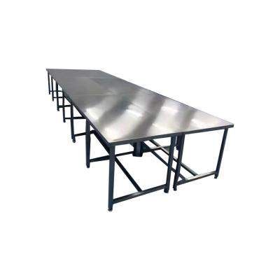 China Factory Customization Modern Height Adjustable Stainless Steel Workbench For Kitchen for sale