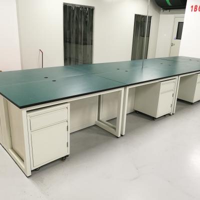 China 2022 Modern Wholesale Chemical Steel Lab Bench Work Bench For School for sale