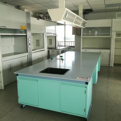 China Modern High Quality All Steel Lab Furniture Lab Bench Top Furniture For School for sale