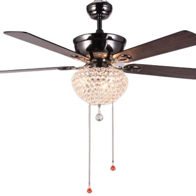 China Modern simple modern ceiling fan price electric ceiling fan and vintage light crystal ceiling fan for sale