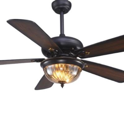 China Modern 52 Inch Modern Ceiling Fan with Light and Remote Control LED Indoor Decorative Ceiling Fan and Light for sale