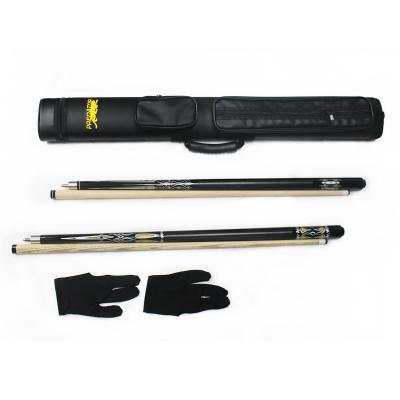 China Durable Random Design 1/2 Billiard Cue Stick With Case Cue Kit Set for sale