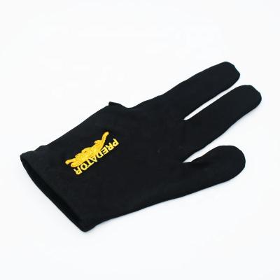 China High quality black smooth snooker billiard pool glove for sale for sale