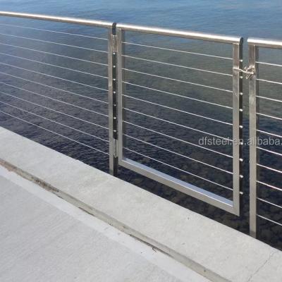 China Railing Deck Railing Deck Railing Wire Rope Railing Contemporary DF Indoor and Outdoor Stainless Cable Railing for sale