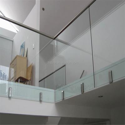 China Traditional DF 316 Non Rust Exterior Frameless Stainless Steel Glass Railing System For Balcony for sale