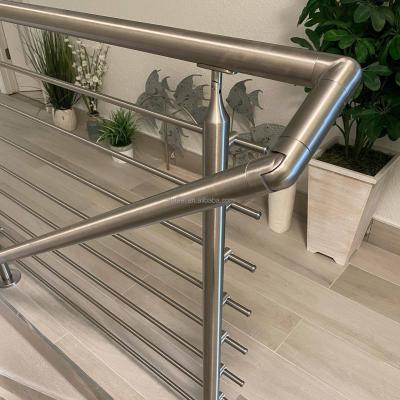 China BEST PRICE DF Contemporary Stainless Steel Balcony Railing Metal Rod Railing for sale