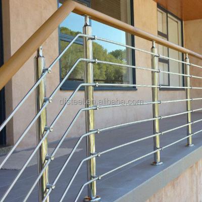 China Contemporary DF 12 to 16 mm Strongest 304 316 Tube Stainless Rod Stair Post Railing for sale