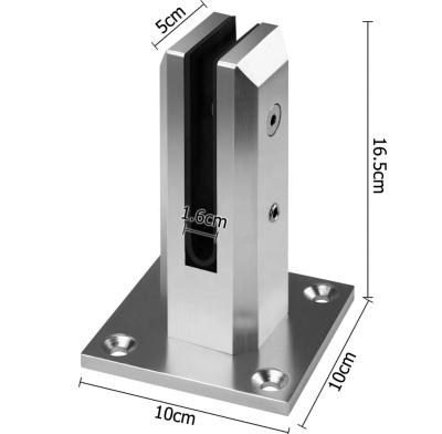 China Traditional Canadian Popular DF ​​Side Mounted Pins Duplex 2205 Pin Frameless Glass Fence Pin DF-SQ501601 for sale