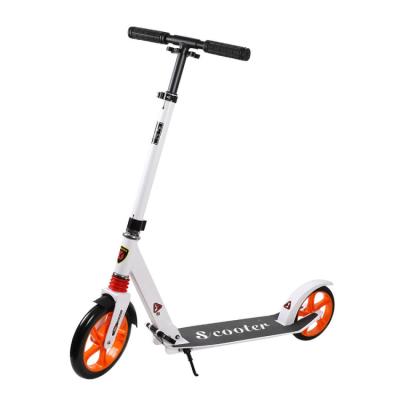 China Men Best China 200Mm PU Wheels Two Wheeled Scooters Adults Wheel Scooter For Footed for sale