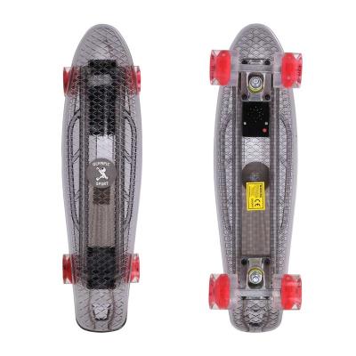 China PC Retro Old School Skateboard, Led Light Wheels Skateboard, Short Chocolate Board Skateboard for sale