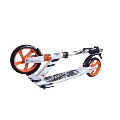 China Best Lightweight Double Suspension Tire Roller Trick Foot Exercise Kick Aid Scooter for Tall Adults with Hand Brake for sale