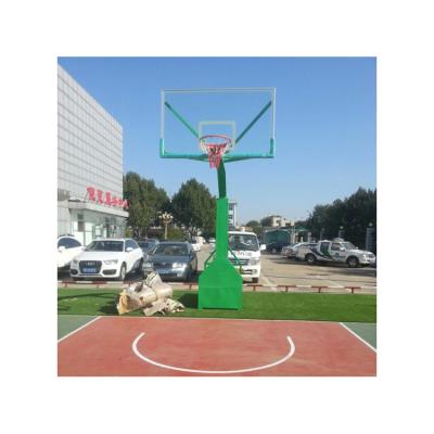 China Simple Design Basketball Hoop / Real Movable Ground Adjustable Stand for sale